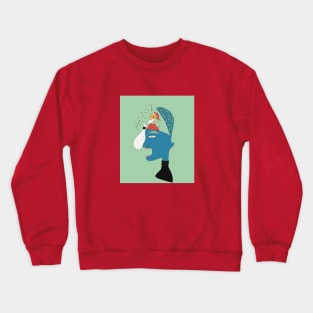 Surprise!!Santa is here! Crewneck Sweatshirt